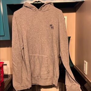 Abercrombie & Fitch Gray Sweater with Minimalist Design